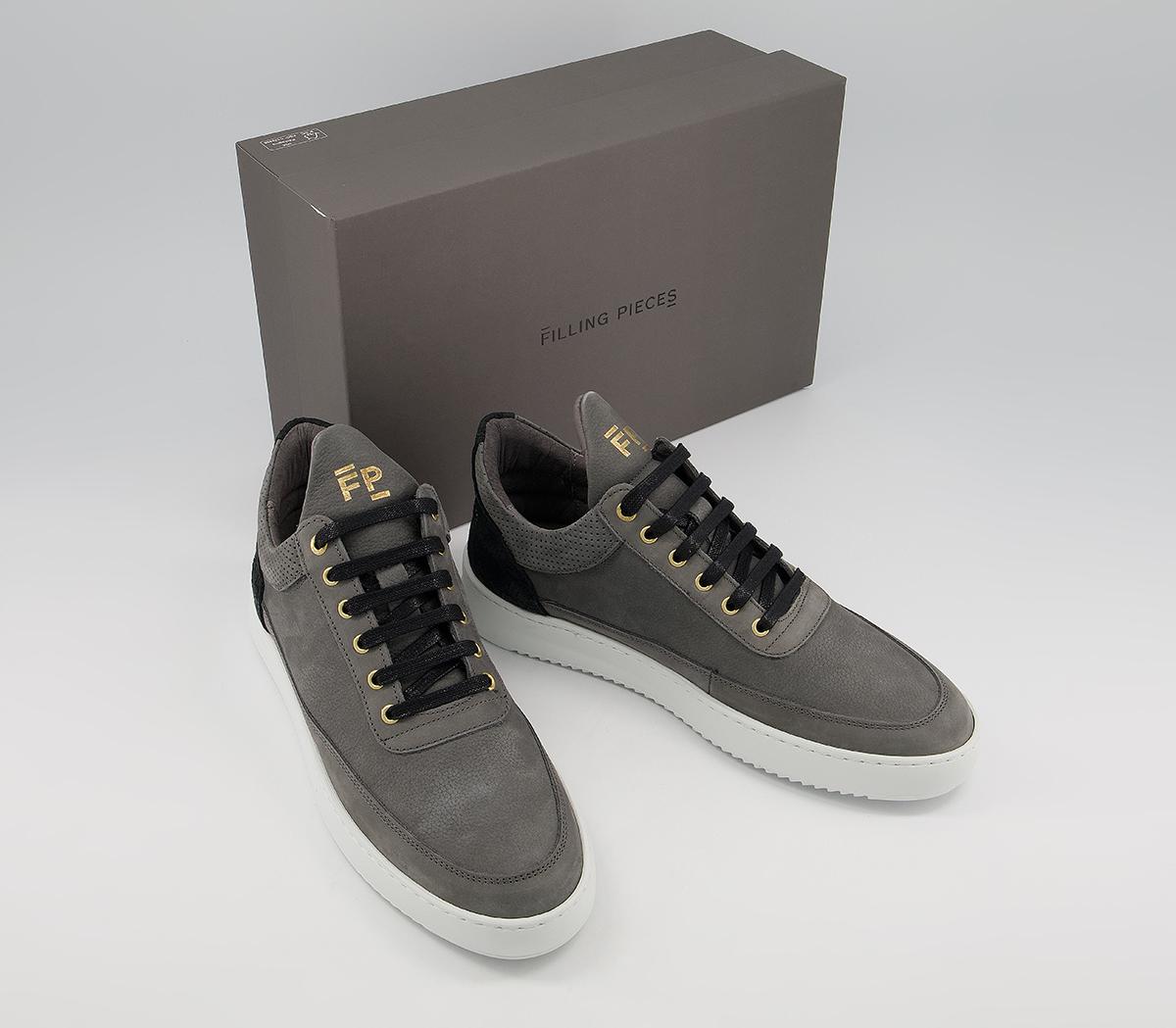 Filling Pieces Low Top Ripple Trainers Filling Pieces Low Top Ripple Trainers Ceres Grey
