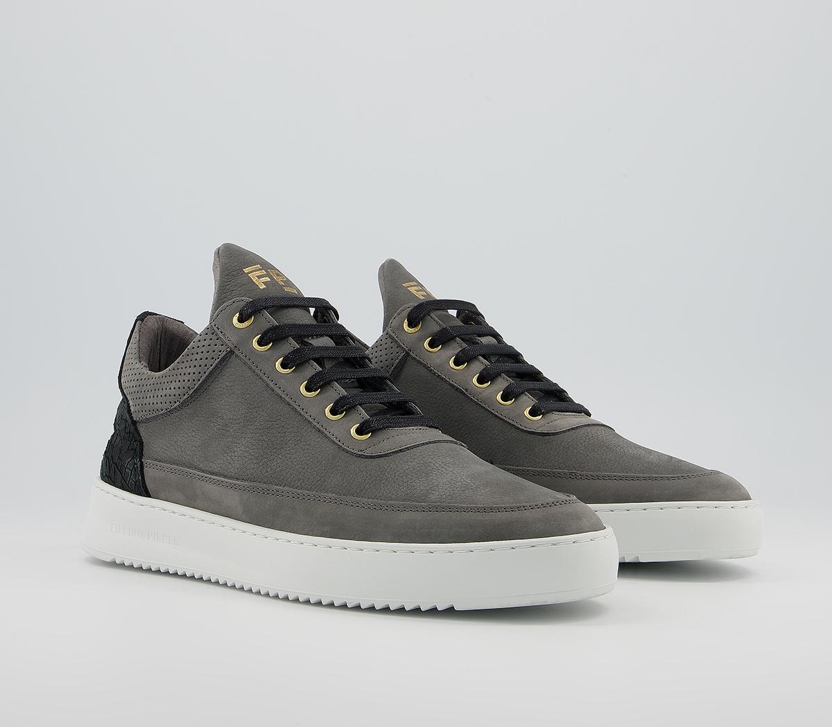 Filling Pieces Low Top Ripple Trainers Filling Pieces Low Top Ripple Trainers Ceres Grey