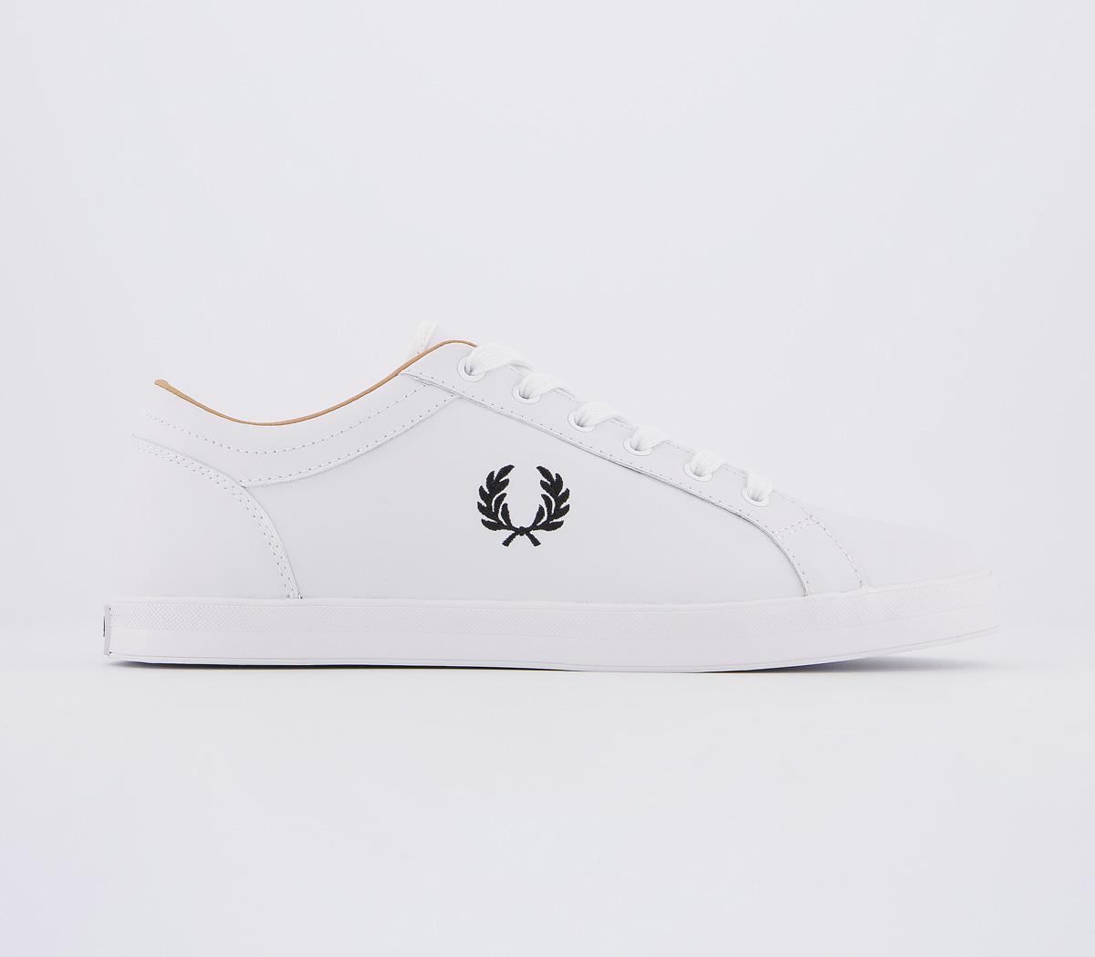 Fred PerryBaseline TrainersWhite White Black