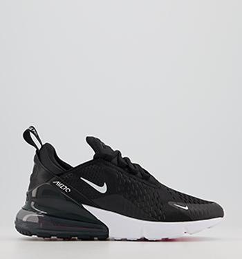 jd womens black nike trainers