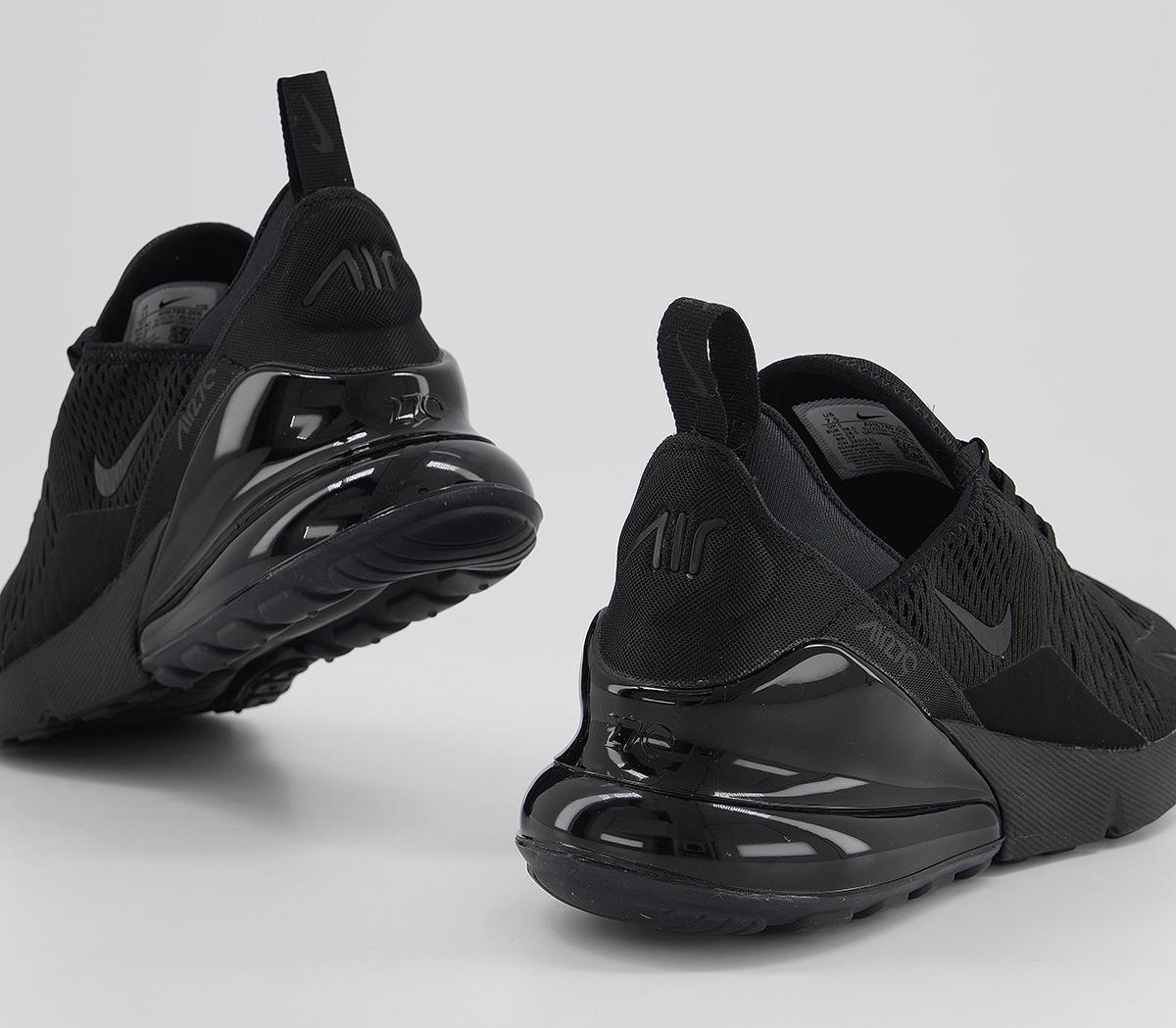 Nike Air Max 270 Trainers Nike Air Max 270 Trainers Black Black F