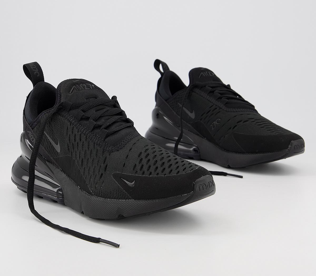 Nike Air Max 270 Trainers Nike Air Max 270 Trainers Black Black F