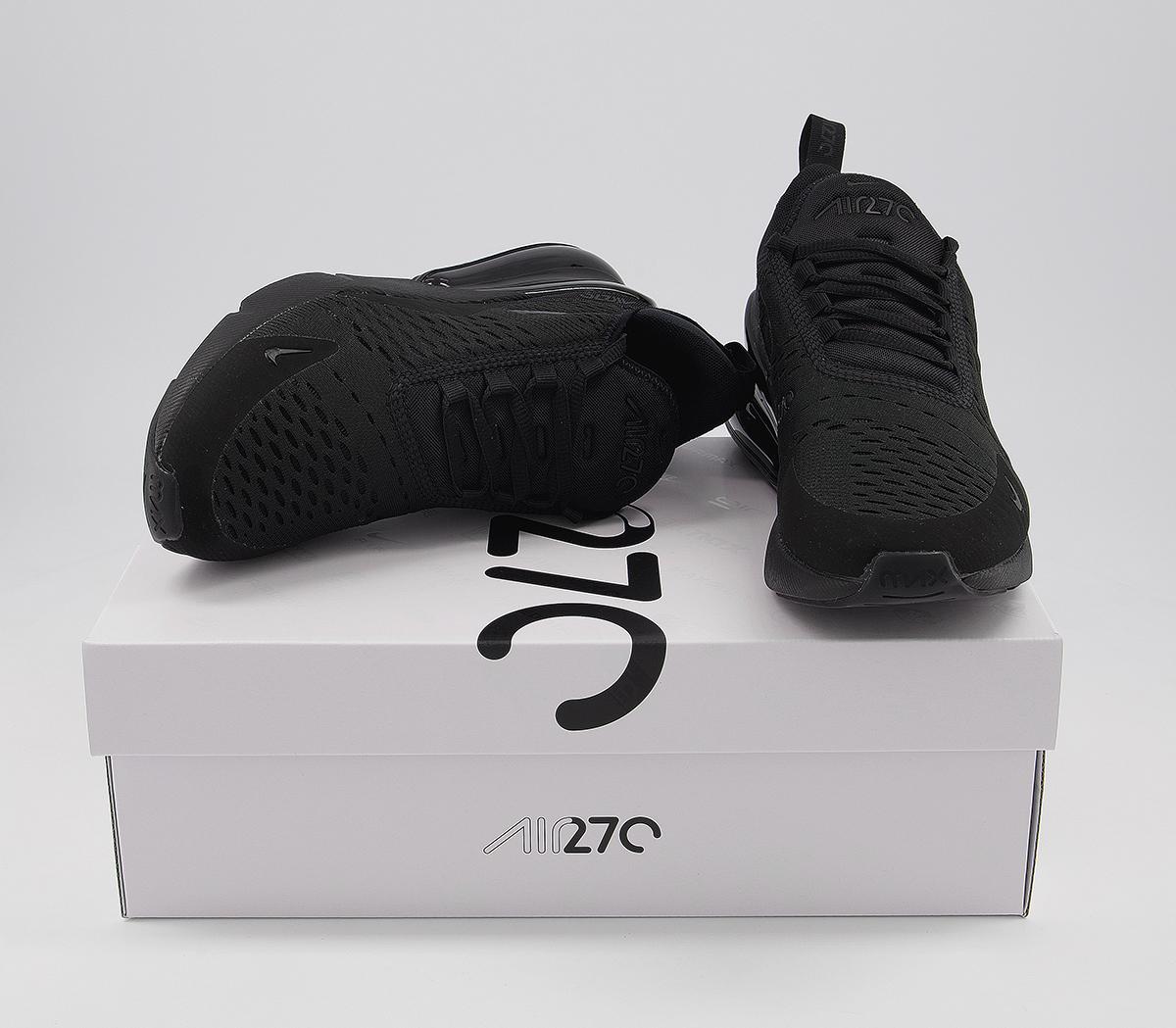 Nike Air Max 270 Trainers Nike Air Max 270 Trainers Black Black F