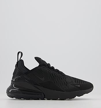 triple black nike 270s