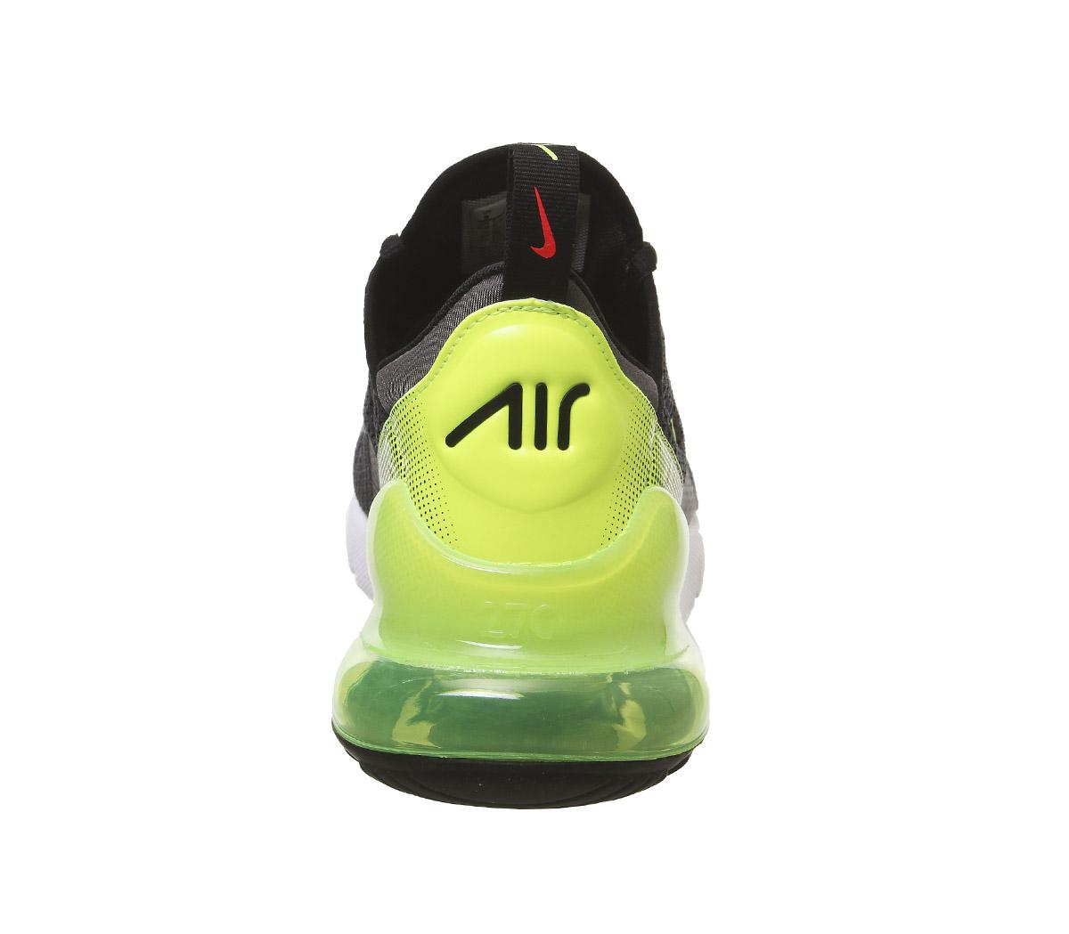 NikeAir Max 270Anthracite Volt Black Crimson White