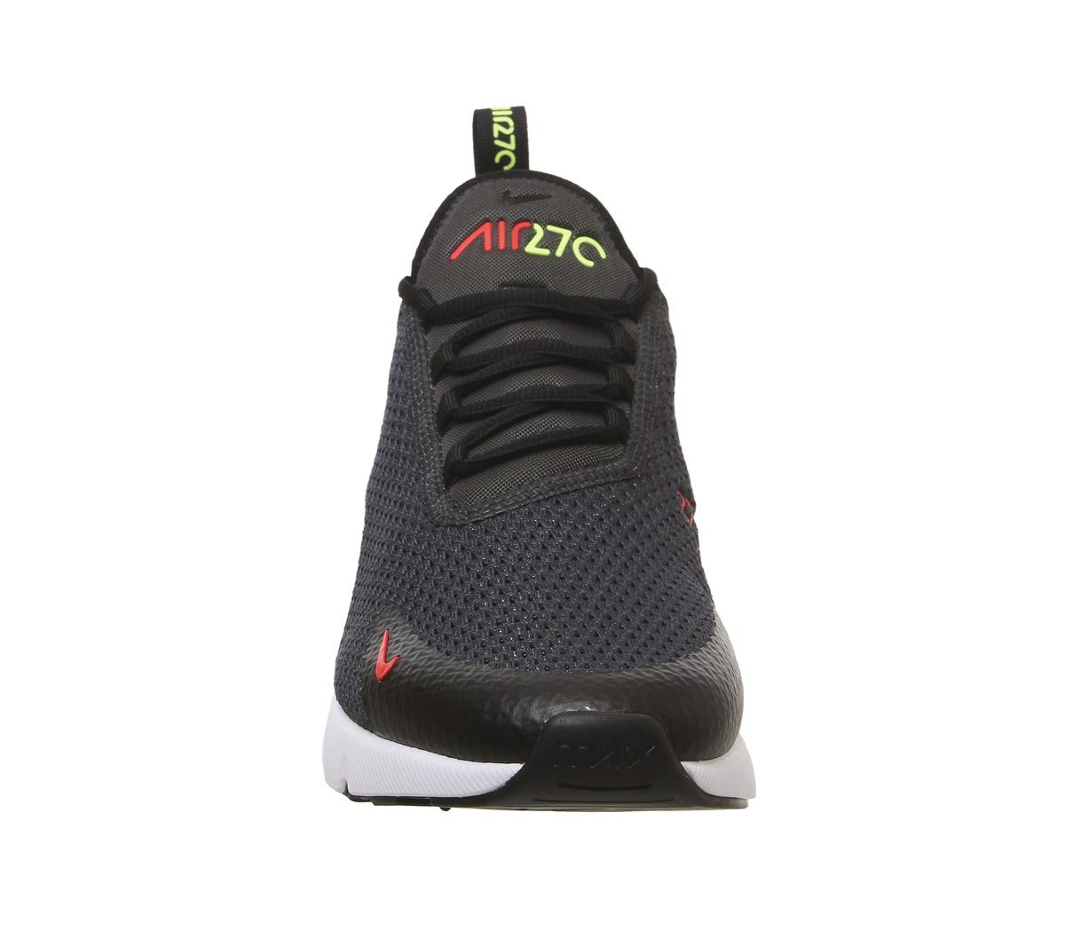 NikeAir Max 270Anthracite Volt Black Crimson White