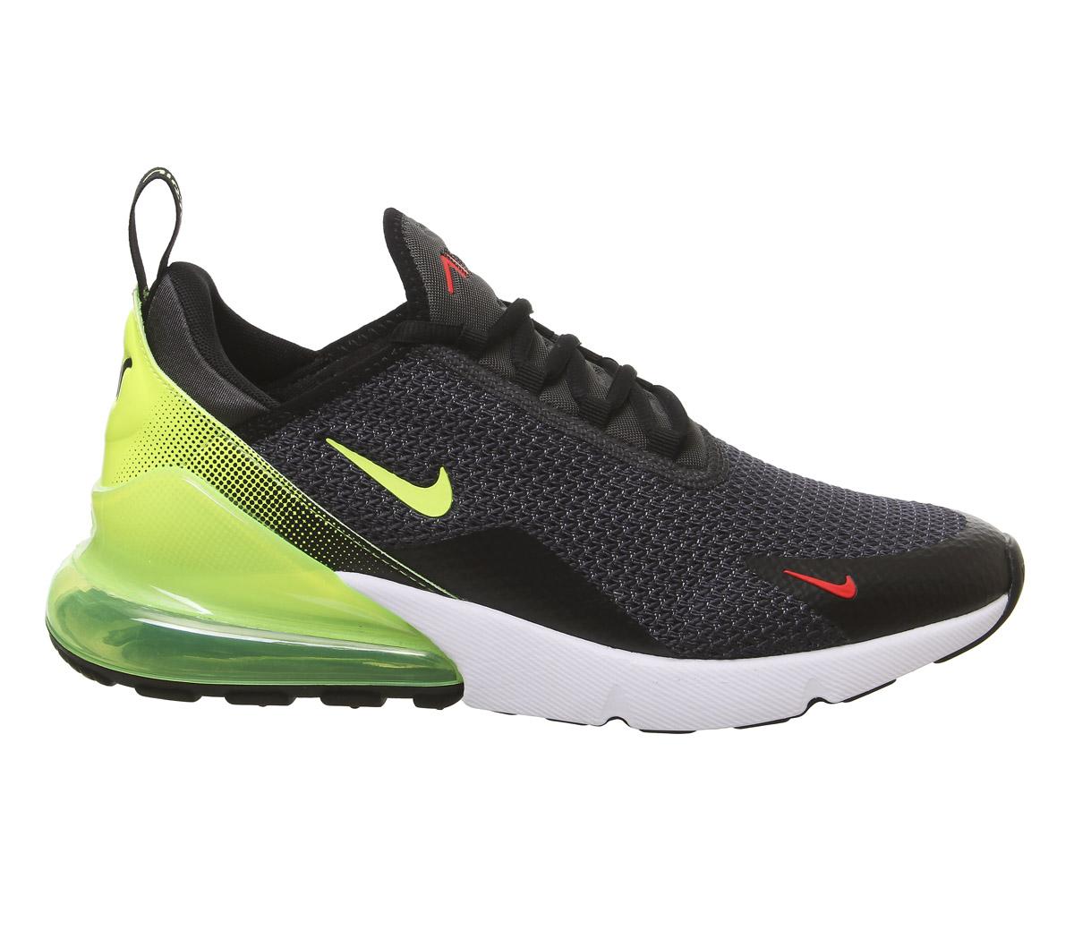 NikeAir Max 270Anthracite Volt Black Crimson White