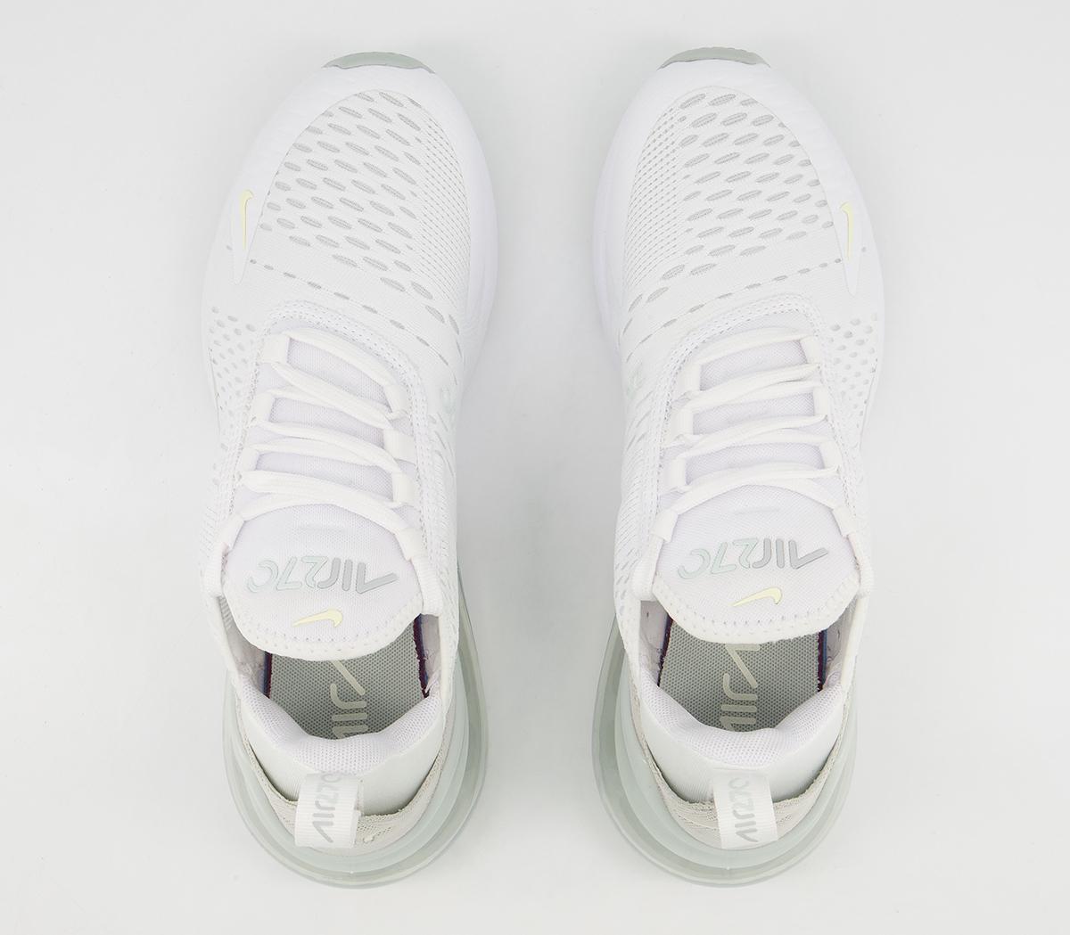 Nike Air Max 270 Trainers Nike Air Max 270 Trainers White Cashmere Grey Haze Light Bone