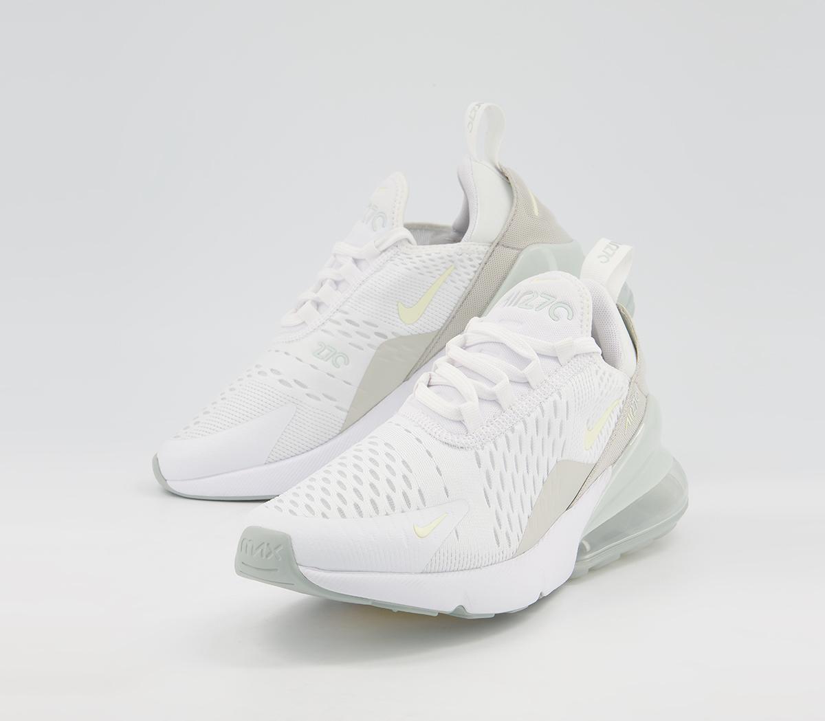 Nike Air Max 270 Trainers Nike Air Max 270 Trainers White Cashmere Grey Haze Light Bone