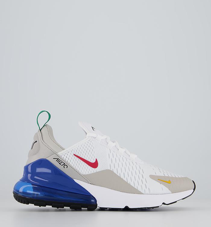 Nike Air Max 270 Trainers White University Red Game Royal