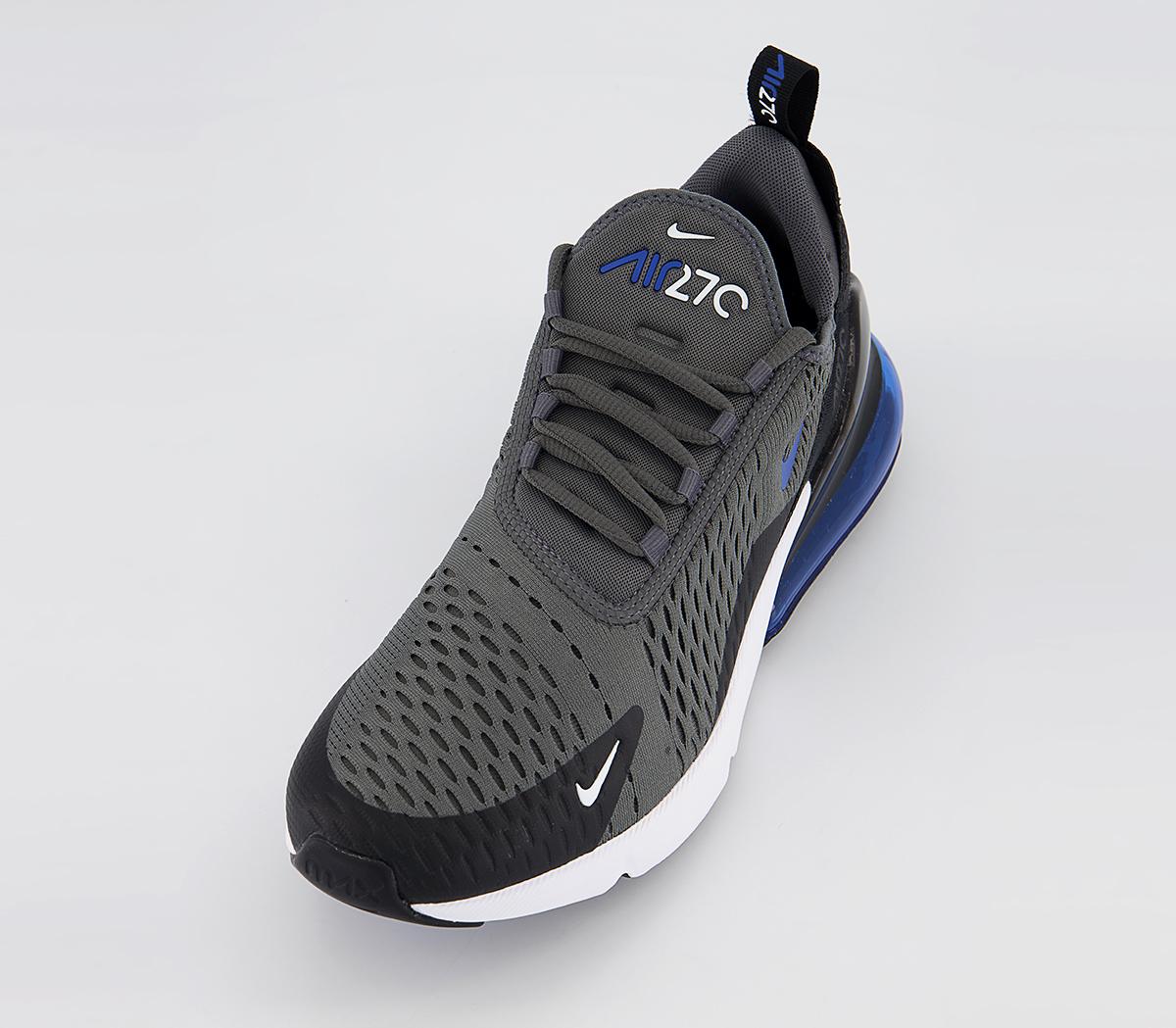 Nike Air Max 270 Trainers Iron Grey Game Royal Black White Nike