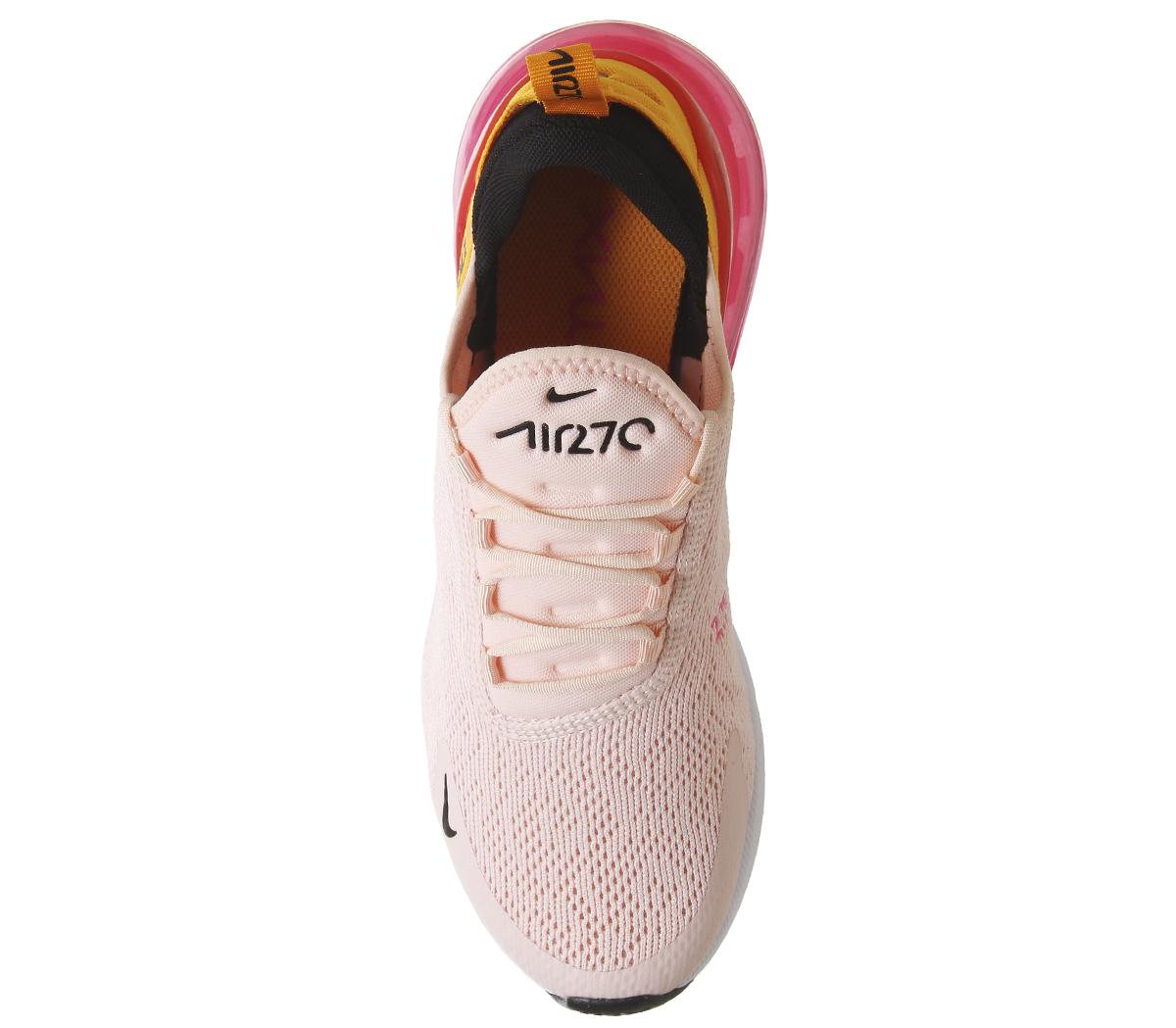 nike air max orange and pink