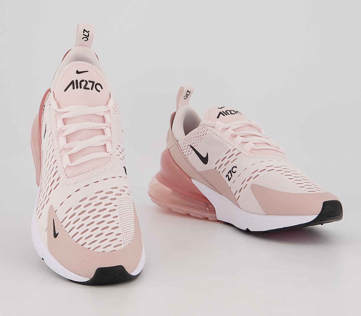 Nike Air Max 270 Trainers Nike Air Max 270 Trainers Light Soft Pink Black Pink Oxford