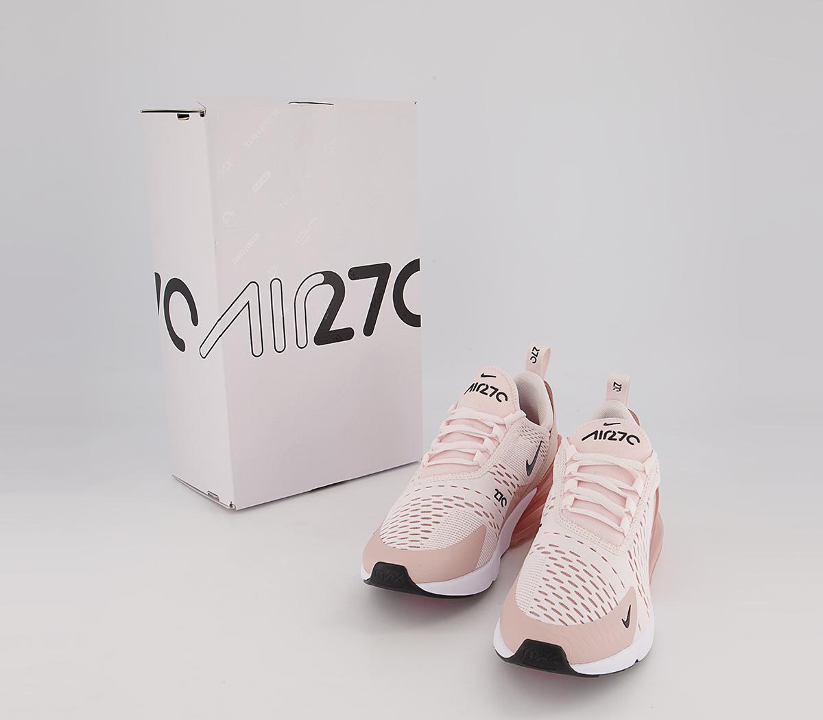 Nike Air Max 270 Trainers Nike Air Max 270 Trainers Light Soft Pink Black Pink Oxford