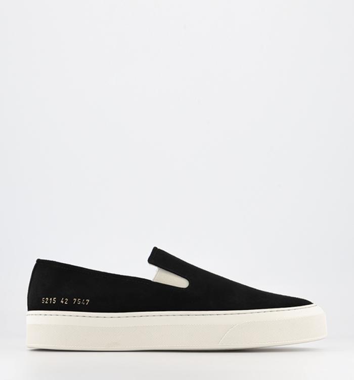 Common projects store slip on suede