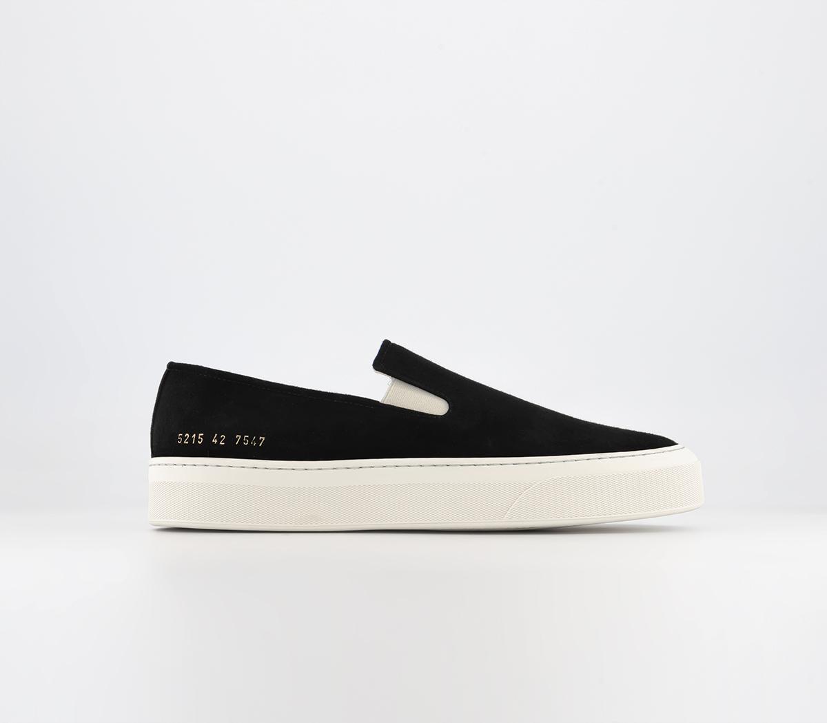 Common Projects Slip On Suede Shoes Black Women S Trainers