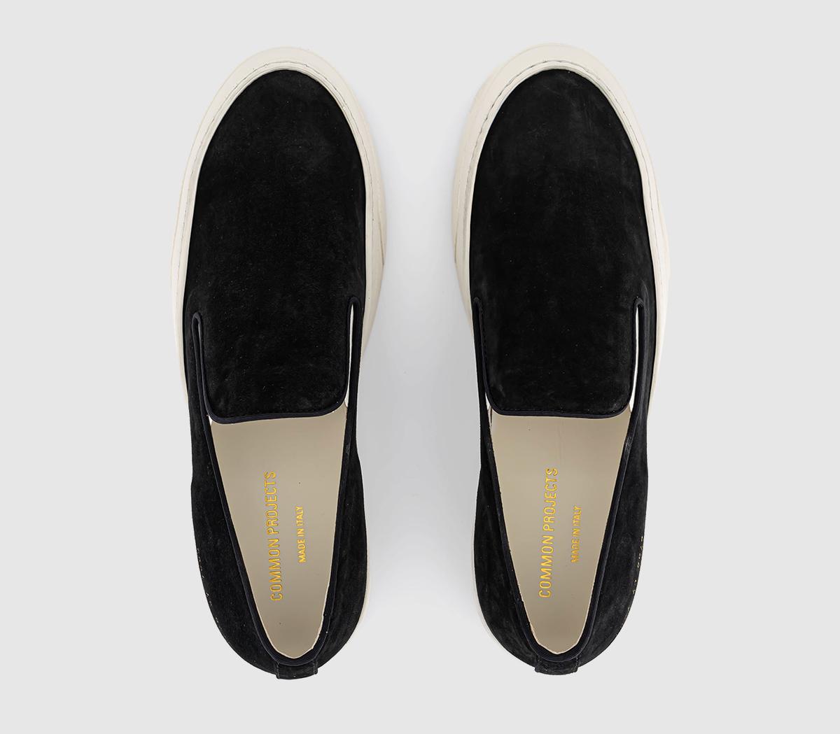 Common ProjectsSlip On Suede ShoesBlack White