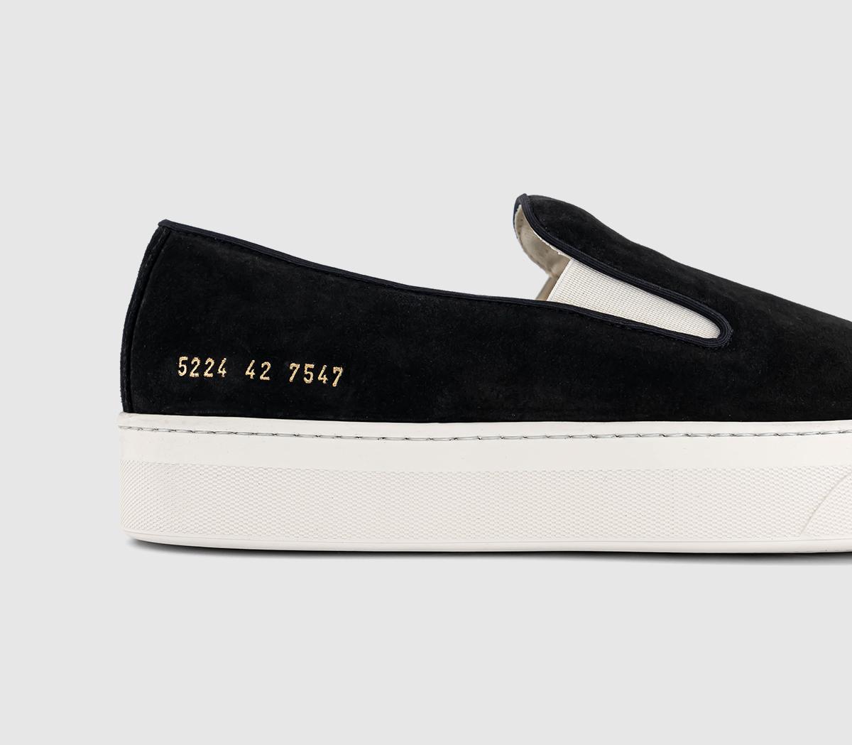 Common ProjectsSlip On Suede ShoesBlack White