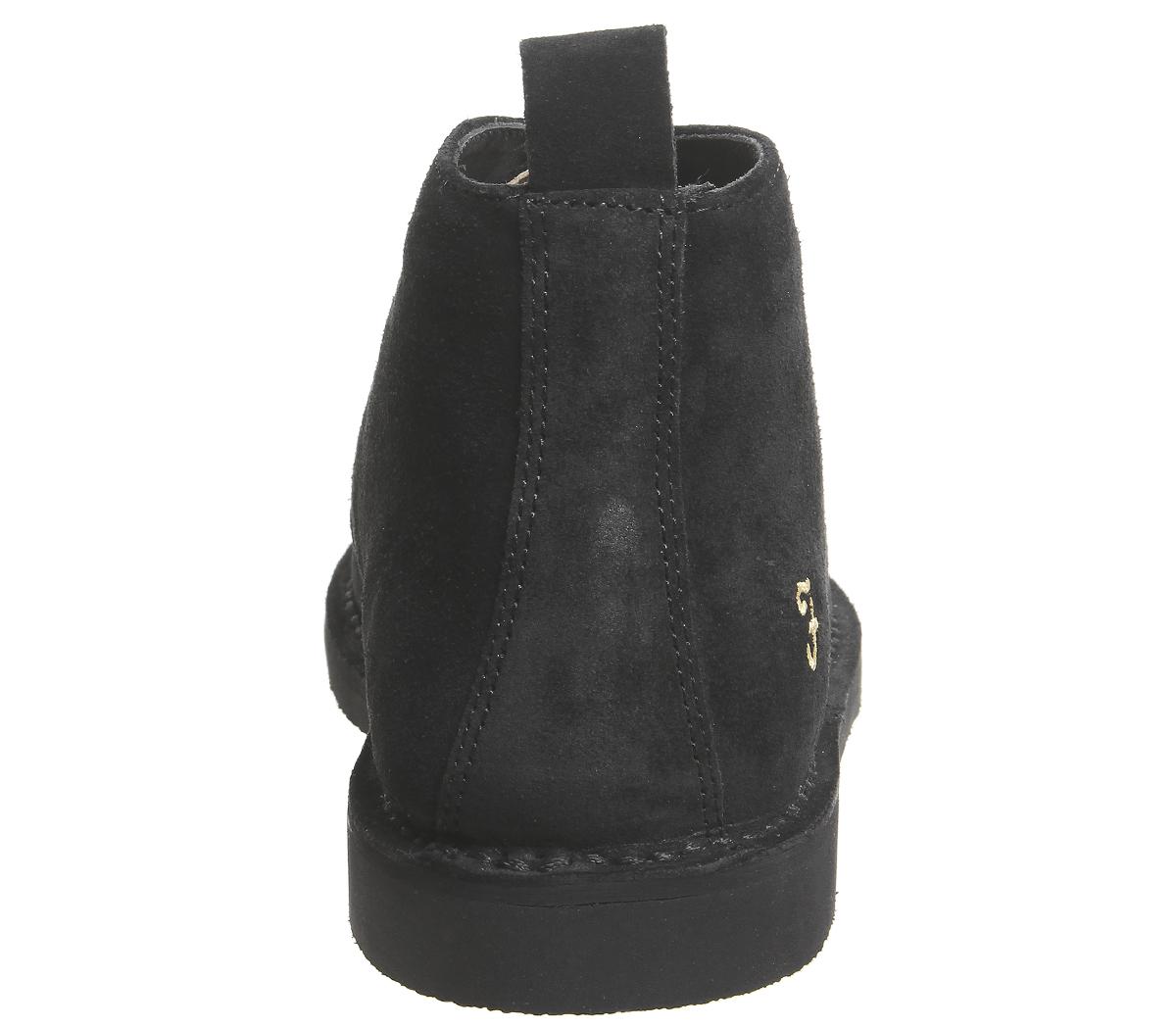 FarahLozza Desert BootBlack Suede