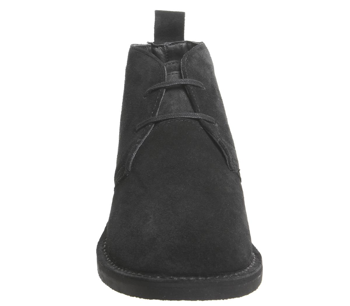 FarahLozza Desert BootBlack Suede