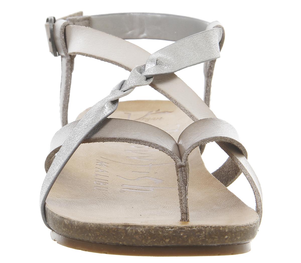 Blowfish Malibu Granola B Sandals Fog Grey Grey Mist Steel - Women’s ...