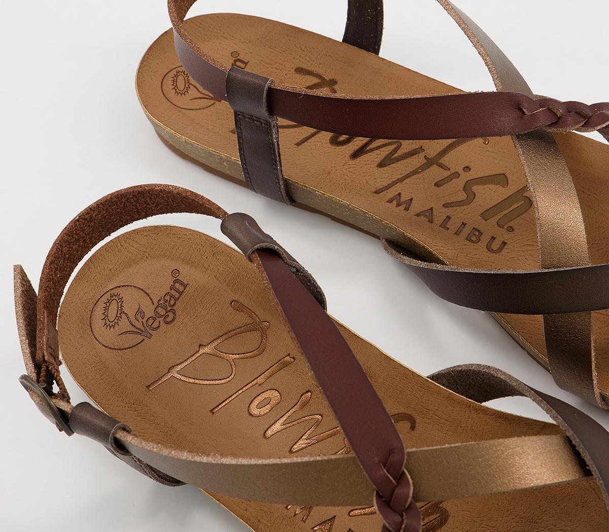 Blowfish Malibu Granola B Sandals Blowfish Malibu Granola B Sandals Bronze Mix