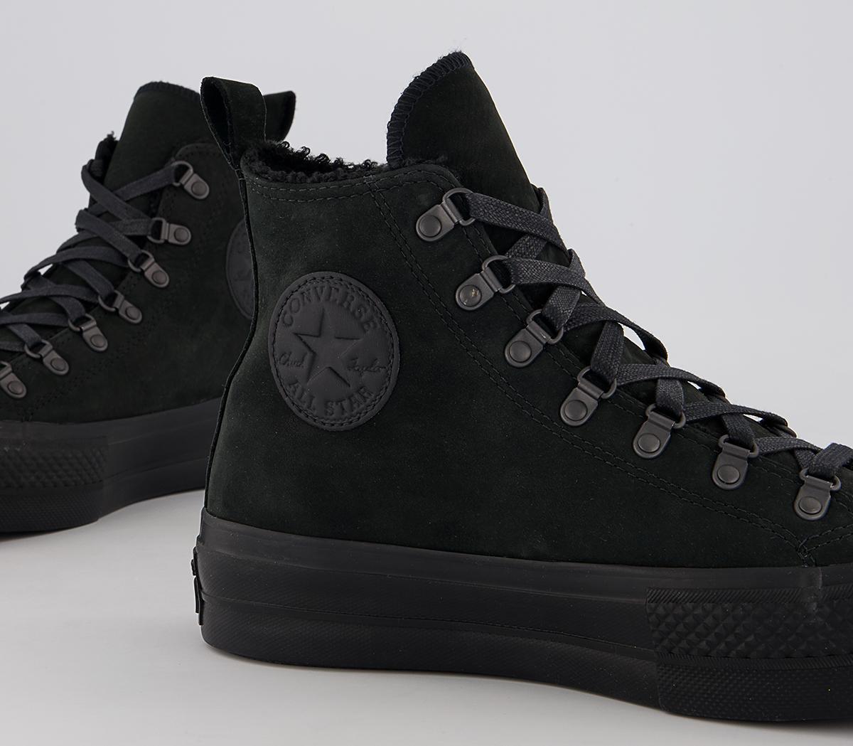Converse All Star Lift Hi Platform Trainers Converse All Star Lift Hi Platform Trainers Black