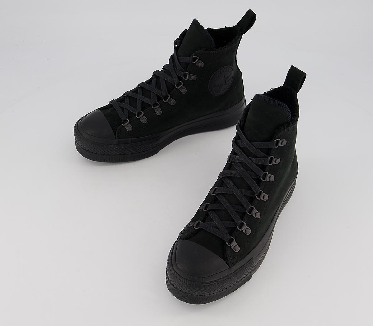 Converse All Star Lift Hi Platform Trainers Converse All Star Lift Hi Platform Trainers Black