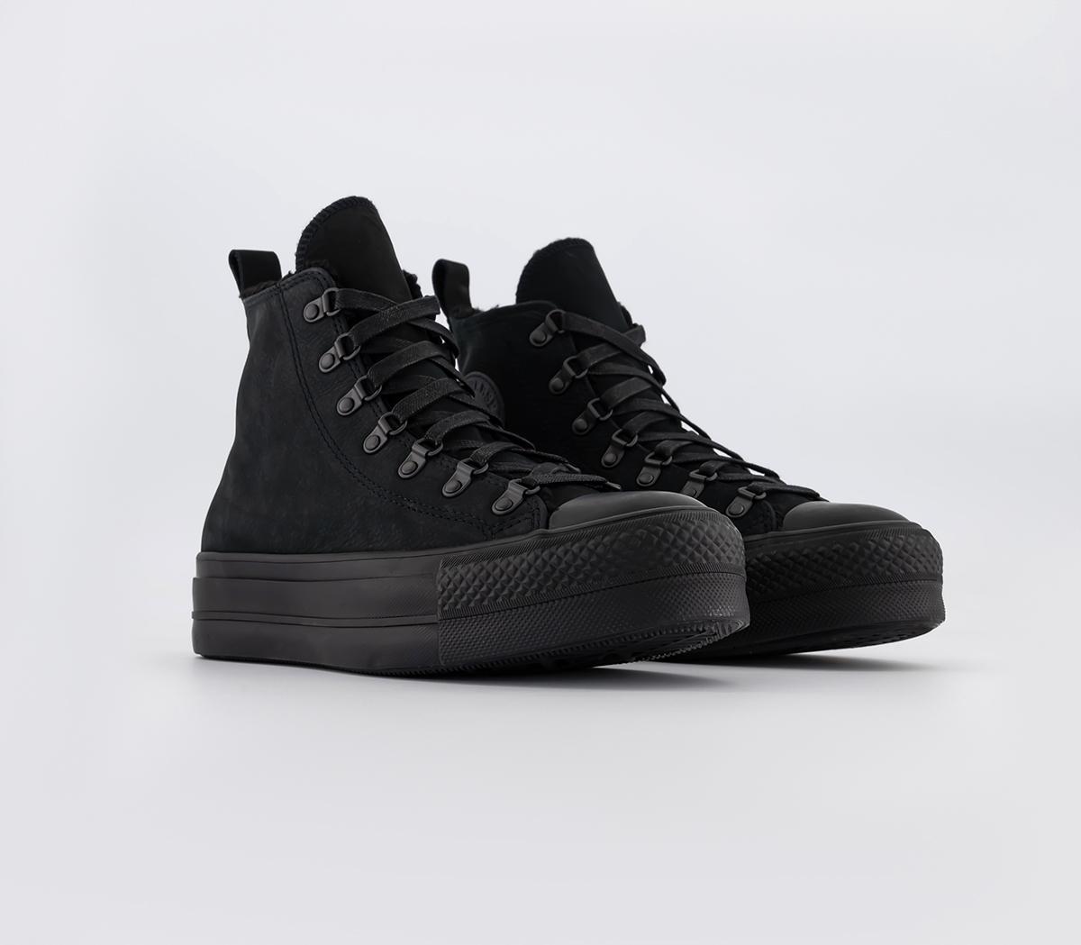 Converse All Star Lift Hi Platform Trainers Converse All Star Lift Hi Platform Trainers Black