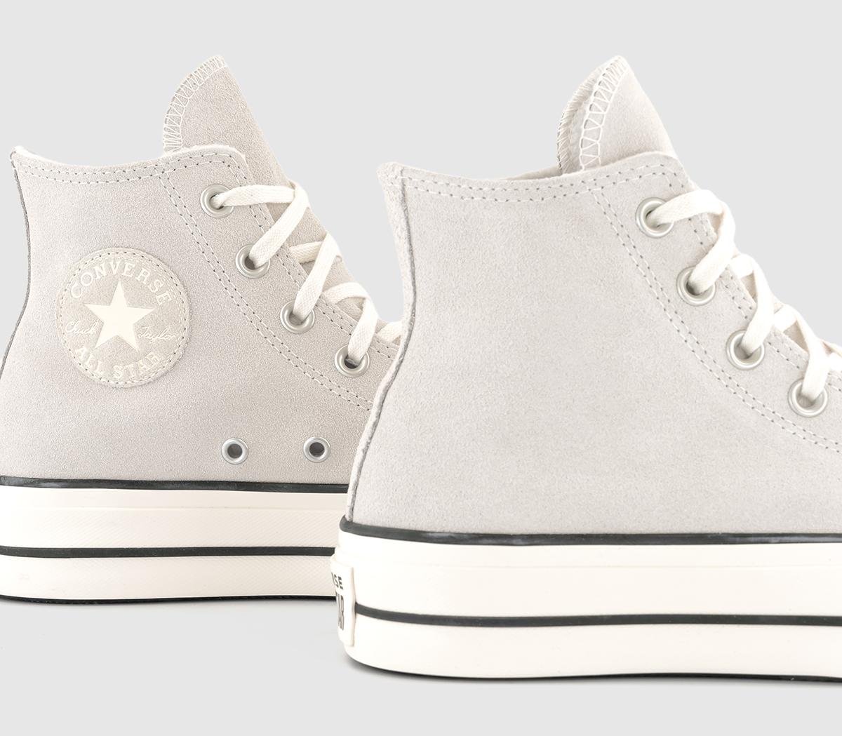 ConverseAll Star Lift Hi Platform TrainersEgret Black Egret