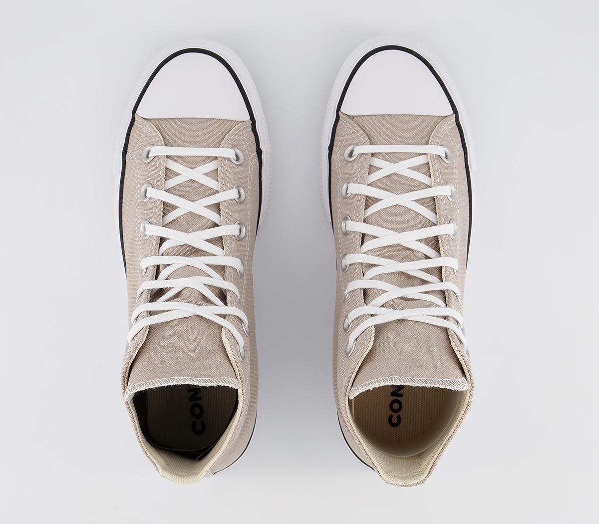 Converse All Star Lift Hi Platform Trainers Converse All Star Lift Hi Platform Trainers Papyrus Black White