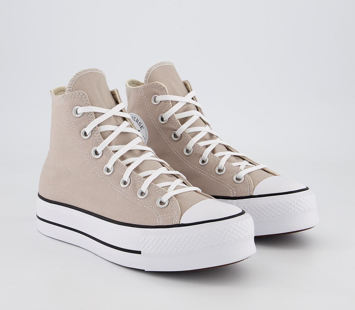 Converse All Star Lift Hi Platform Trainers Converse All Star Lift Hi Platform Trainers Papyrus Black White