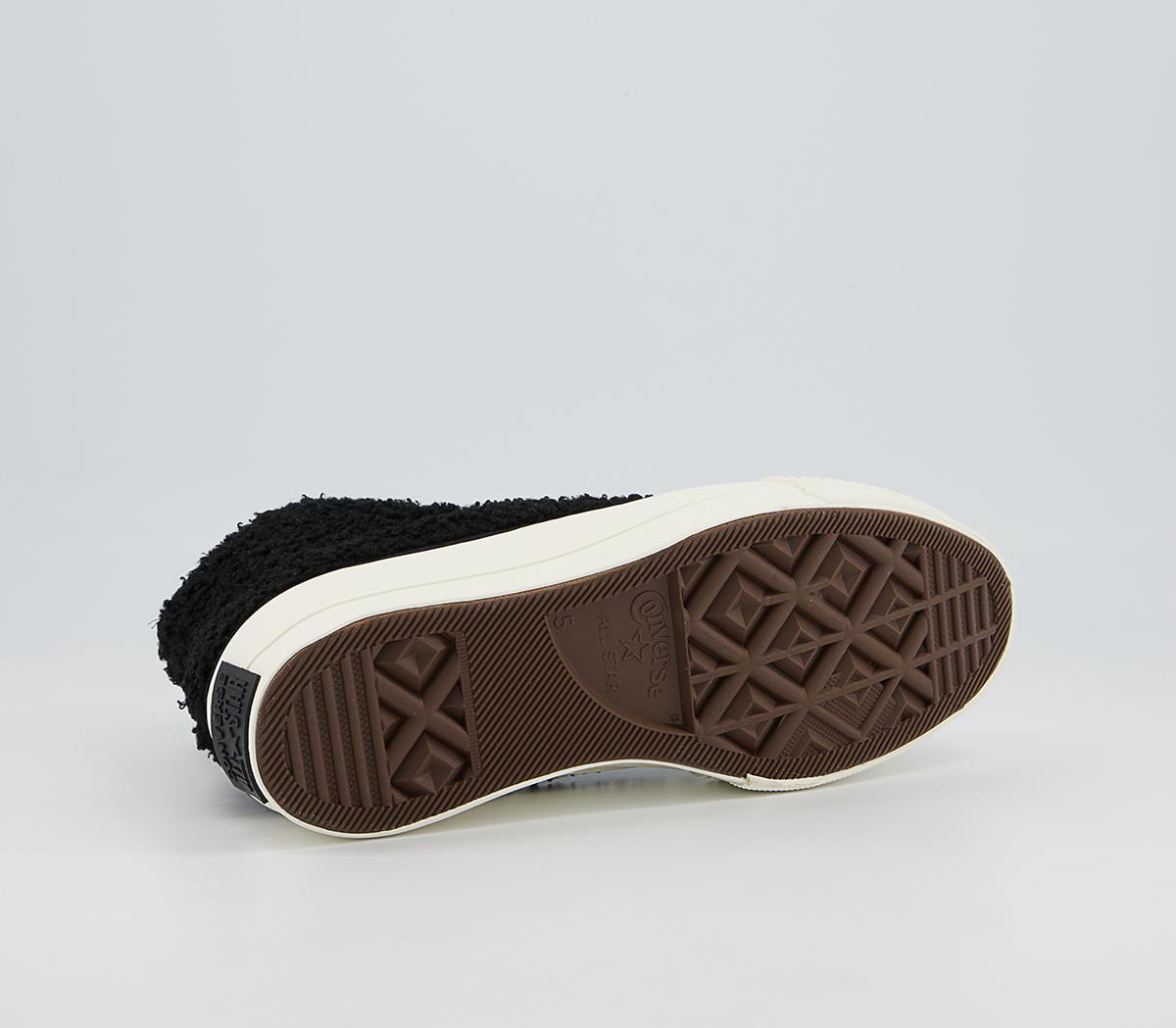 Converse All Star Lift Hi Platform Trainers Converse All Star Lift Hi Platform Trainers Sherpa Black White