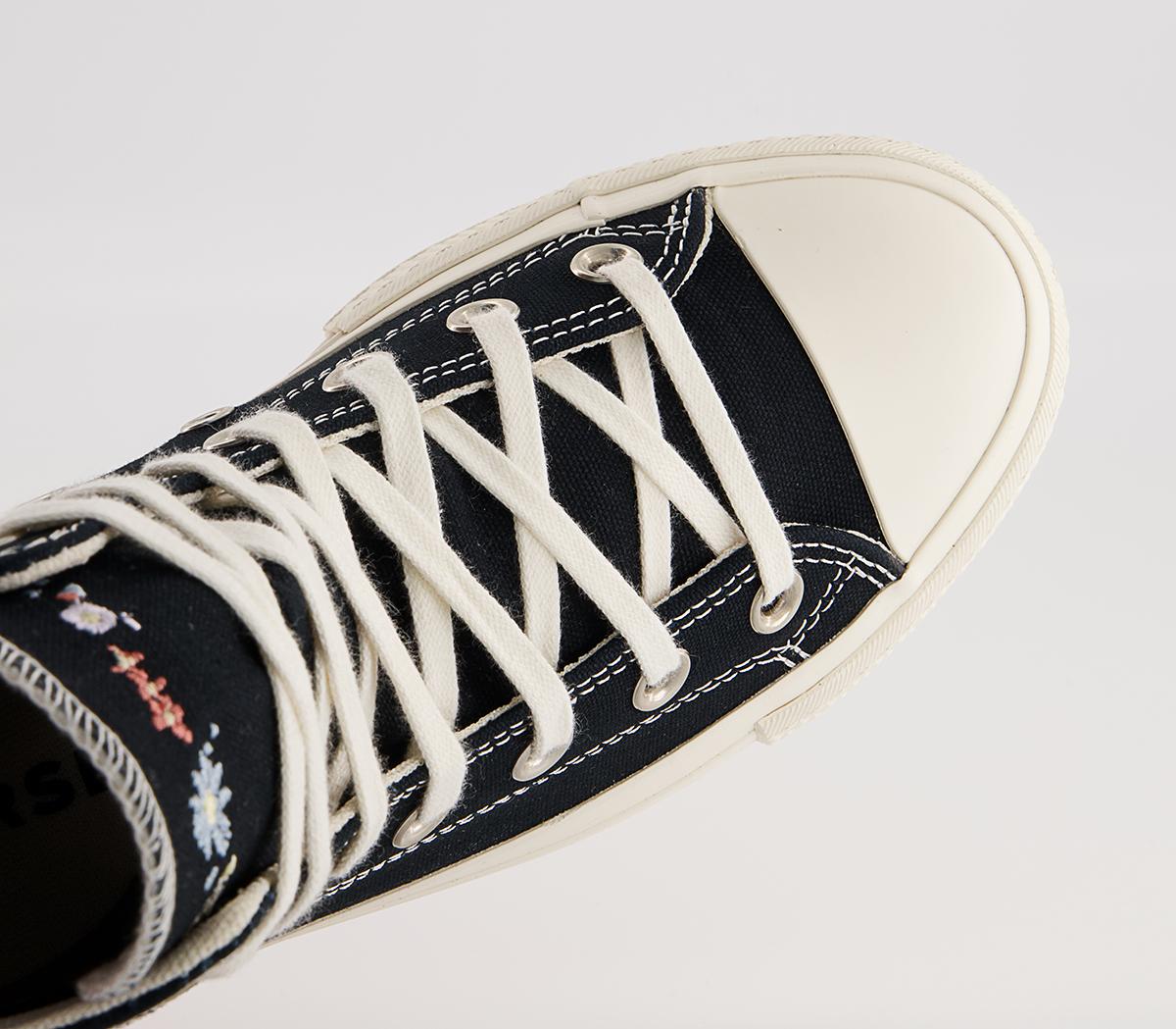 Converse All Star Lift Hi Platform Trainers Converse All Star Lift Hi Platform Trainers Black Multi Egret