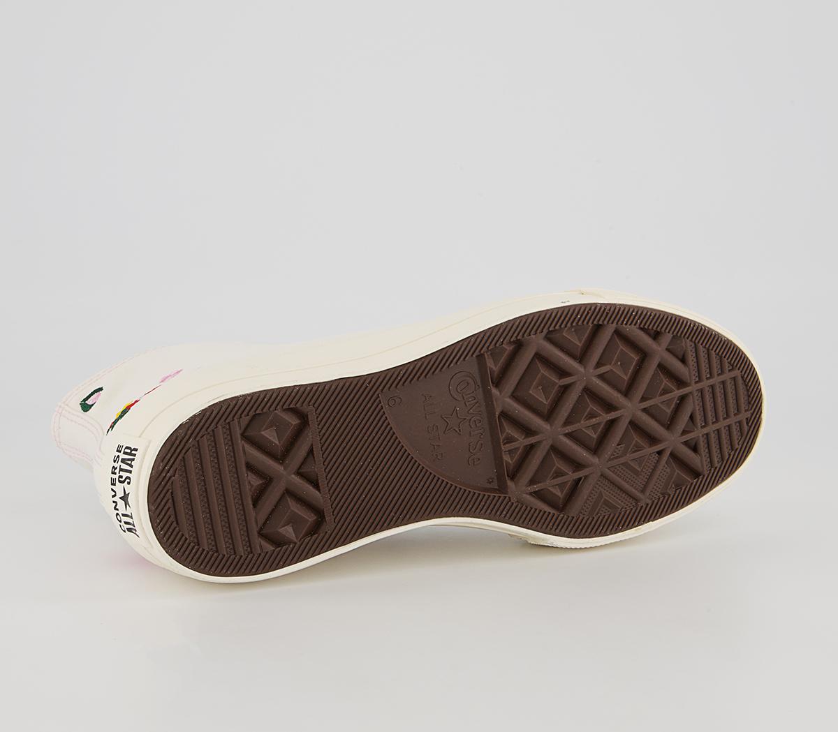 Converse All Star Lift Hi Platform Trainers Converse All Star Lift Hi Platform Trainers Egret Black Pink Foam Festival