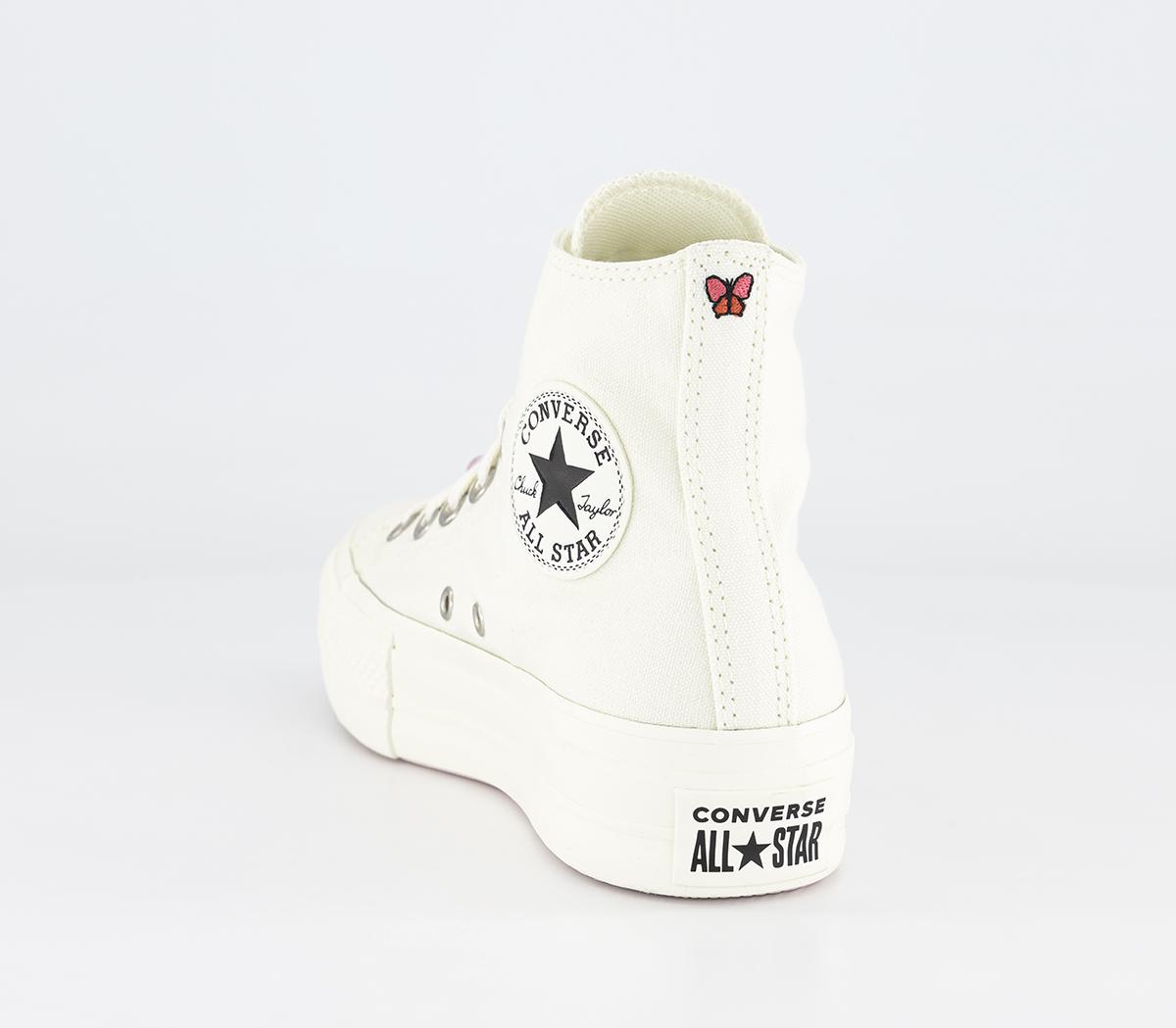 ConverseAll Star Lift Hi Platform Trainers ConverseAll Star Lift Hi Platform Trainers Bff Egret Egret Black