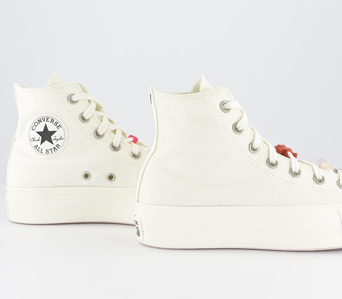 ConverseAll Star Lift Hi Platform Trainers ConverseAll Star Lift Hi Platform Trainers Bff Egret Egret Black
