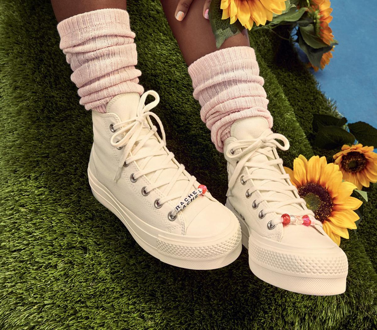 ConverseAll Star Lift Hi Platform Trainers Bff Egret Egret Black