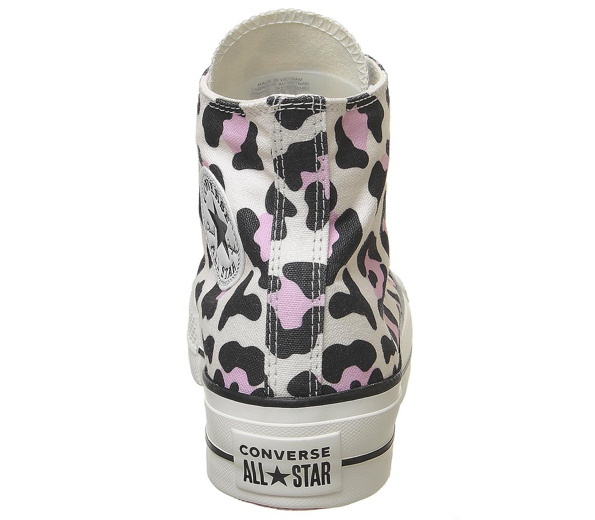 Converse Converse Platform Hi Trainers Vintage White Multi Black