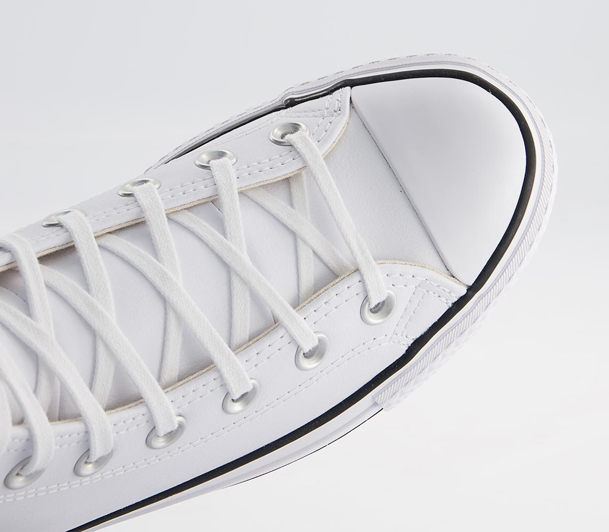 Converse All Star Lift Hi Platform Trainers Converse All Star Lift Hi Platform Trainers White White Black Leather