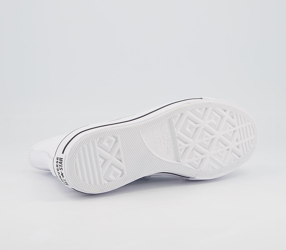 Converse All Star Lift Hi Platform Trainers Converse All Star Lift Hi Platform Trainers White White Black Leather
