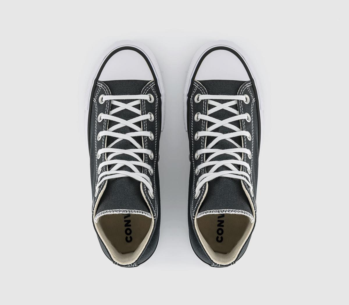 ConverseAll Star Lift Hi Trainers Secret Pines White Black