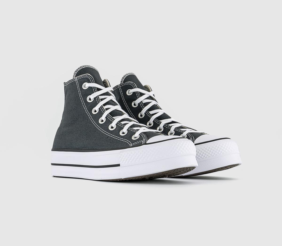 ConverseAll Star Lift Hi Trainers Secret Pines White Black
