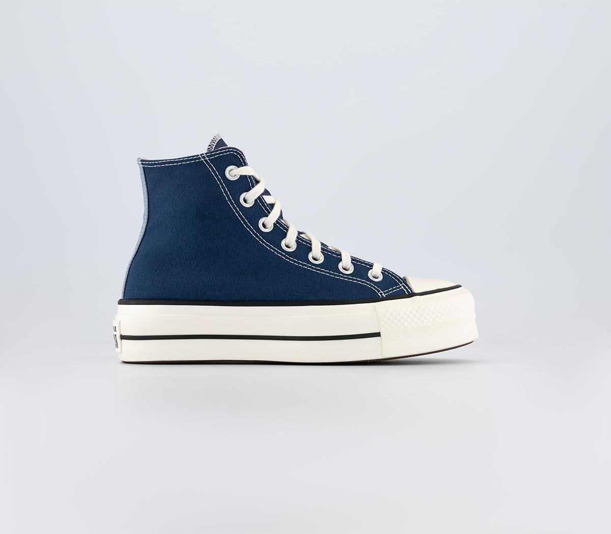 Converse blue trainers hot sale womens