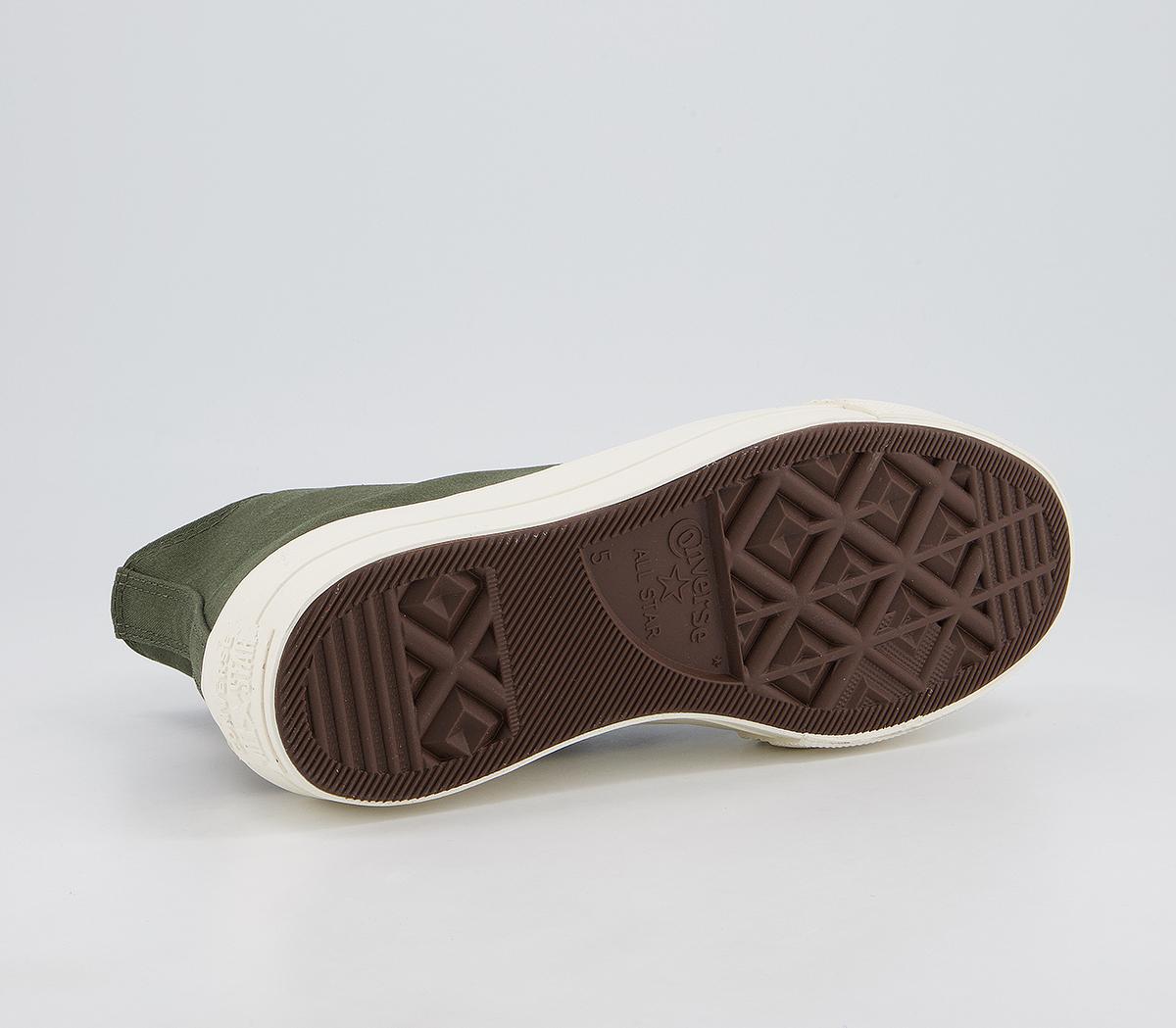 Converse All Star Lift Hi Trainers Converse All Star Lift Hi Trainers Cargo Khaki Egret Egret