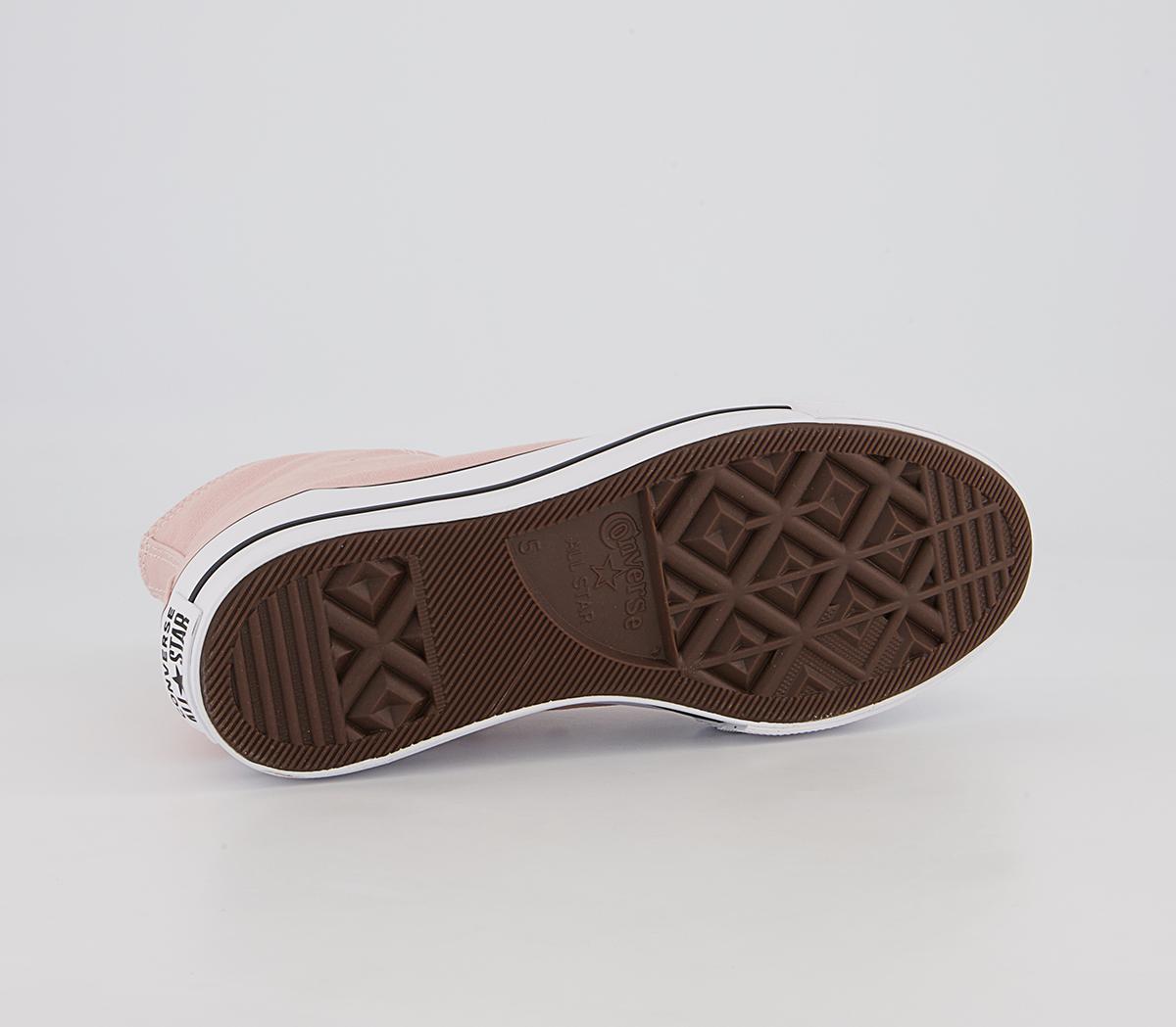 Converse All Star Lift Hi Platform Trainers Converse All Star Lift Hi Platform Trainers Pink Clay Black White