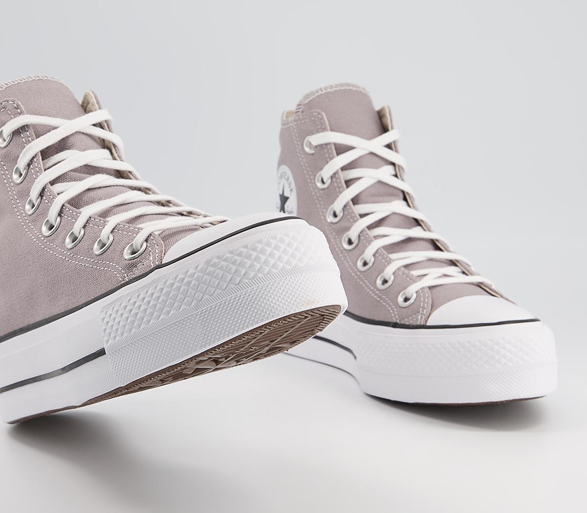 Converse All Star Lift Hi Platform Trainers Converse All Star Lift Hi Platform Trainers Vapour Mauve