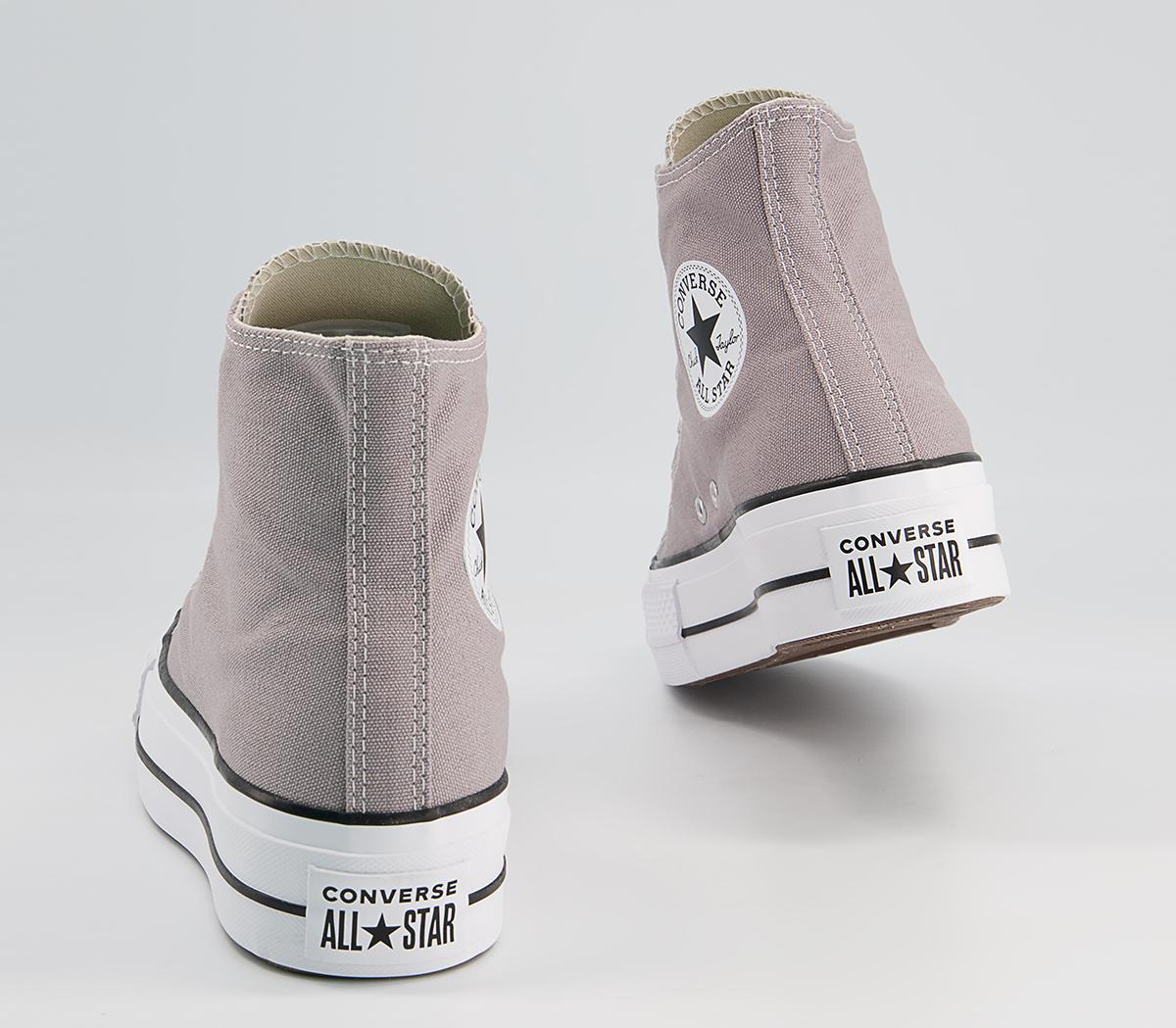 Converse All Star Lift Hi Platform Trainers Converse All Star Lift Hi Platform Trainers Vapour Mauve