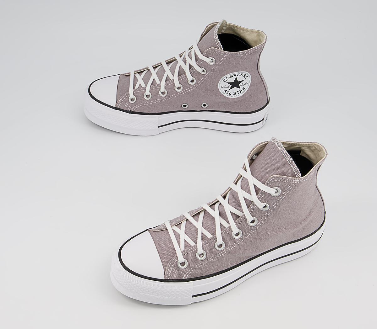 Converse All Star Lift Hi Platform Trainers Converse All Star Lift Hi Platform Trainers Vapour Mauve