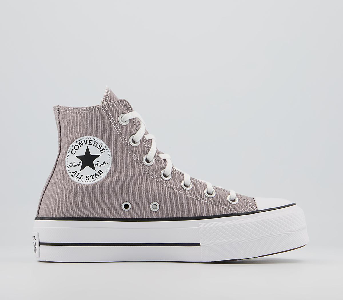 Converse All Star Lift Hi Platform Trainers Converse All Star Lift Hi Platform Trainers Vapour Mauve